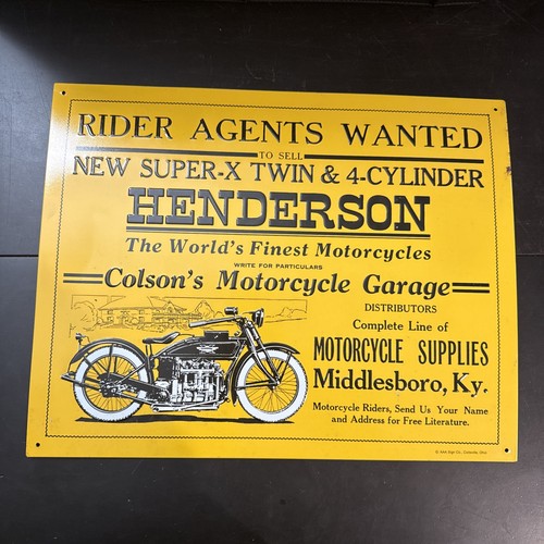 Henderson motorcycle metal - henderson,
