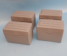 Staples Index Card Box 3" x 5" Fichier 300 Card Capacity p/n 36941  76mm x 127mm