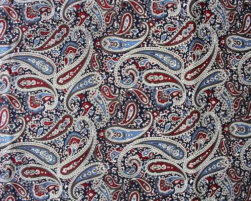 Cotton poplin paisley 100 - paisley, 100%