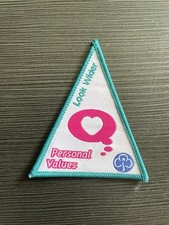 Girlguiding Ranger/senior Section Personal Values Octant Cloth Badge