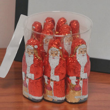 Foil Riegelein Wrapped Santa