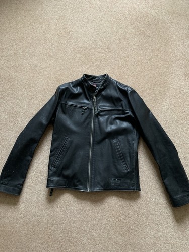 Diesel men leather - leather, jacket