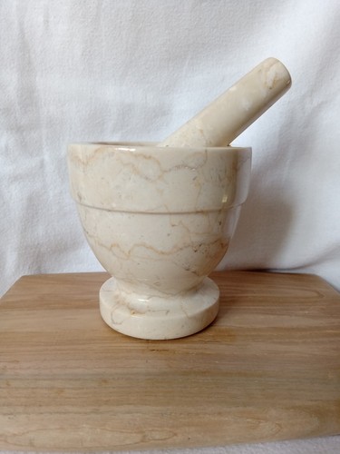 Marble pestle and - marble,