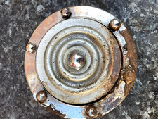 Vintage used classic motorcycle 6volt horn hooter Lucas  Altette dated 2/55