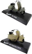 Lot 2 MOTO VESPA ITALIE Fassi Toys 1/18 : VESPA MP5 Paperino + VESPA 98