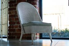 Vintage White Nursing Chair, Woven, (Lloyd Loom Design)