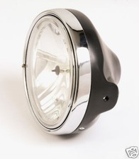 Clear glass headlight H4