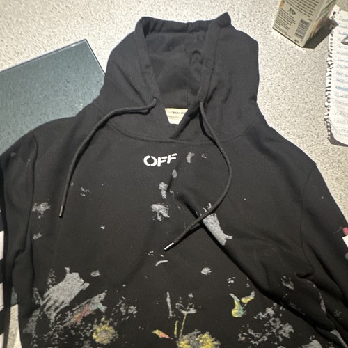 Off white men black pullover - men's,
