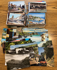 Joblot / bundle of 400 POSTCARDS of UK, mainly England + Extra Large Postcards