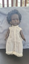 Vintage black doll with - black,