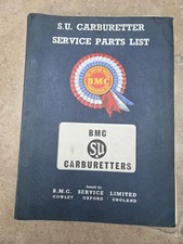 BMC S.U carburetter service