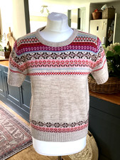 1940s land girl fairisle style
