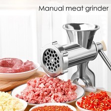 Table Hand Manual Meat Grinder Mincer Stuffer Filler Maker Machine Kitchen PRO