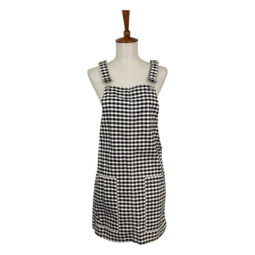 Topshop gingham bib dress - topshop,