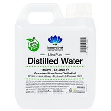 Distilled Water - 100% Pure Food Grade - 1 Litre + Pack Size Options