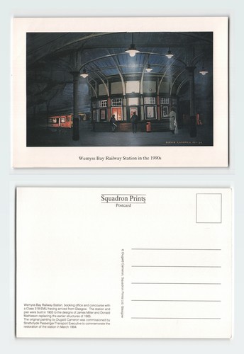 Vintage postcard wemyss bay - vintage,