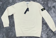 Size Small Men’s Beige Stone Island Sweatshirt Jumper Cardigan