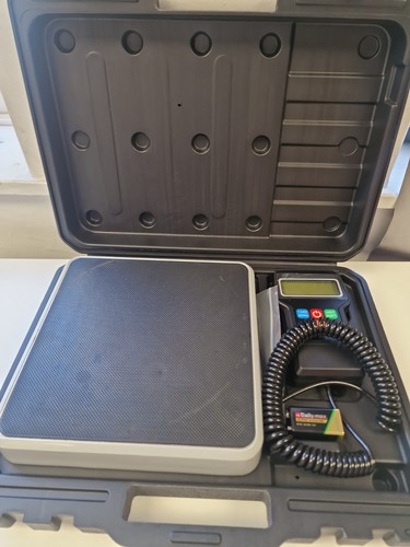 Refrigerant charging scales - refrigerant, in