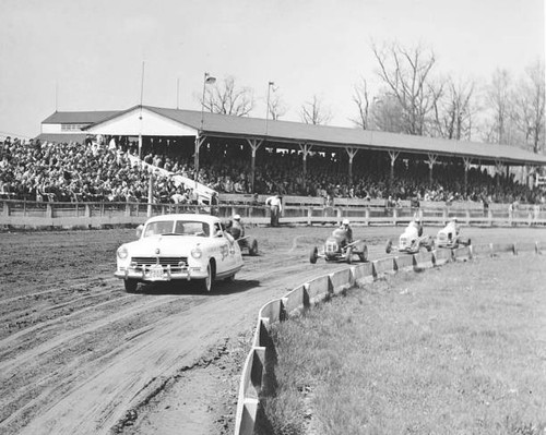 Motor racing old - large, photo
