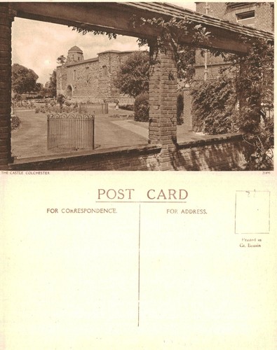 Vintage postcard the castle - postcard,