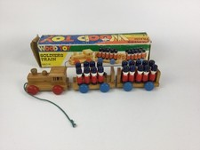 Vintage WOODEN TOY Soldiers