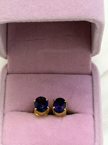 22ct tested gold amethyst - 22ct,