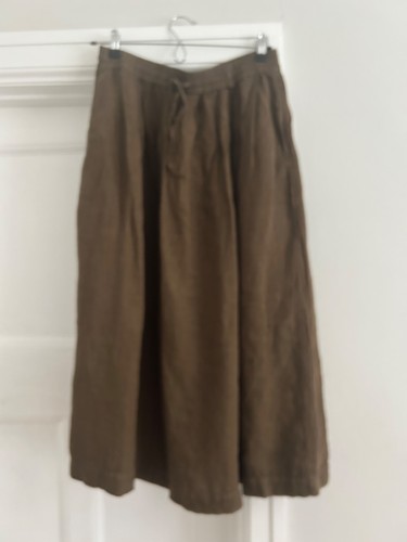 Toast linen skirt - linen, pear