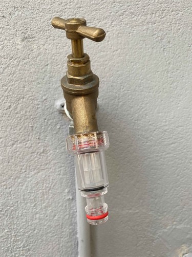 Transparent garden tap - transparent,