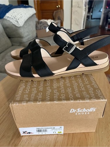 Scholl black leather - scholl's,