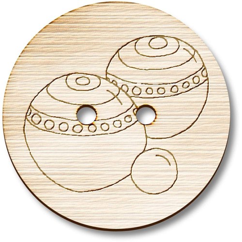 Lawn bowls wooden sewing - wooden,