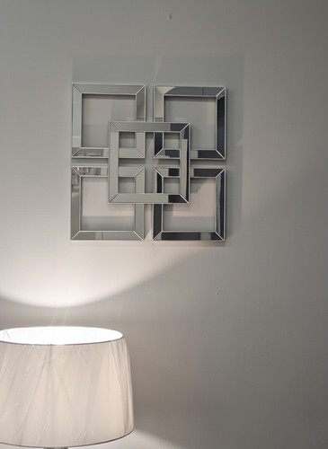 Art deco mirrored wall - art,