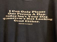 Obscene Clothing Black Design T/Shirt - Size L 40-42” Chest 27” long - in VGC