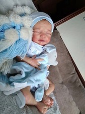 Reborn baby boy Lucia by Adrie Stoete. With COA micro rooted very realistic 