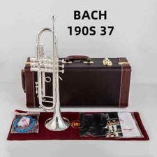 Quality Stradivarius 190s-37 50th Anniversary Silver Trumpet Brass Strudents