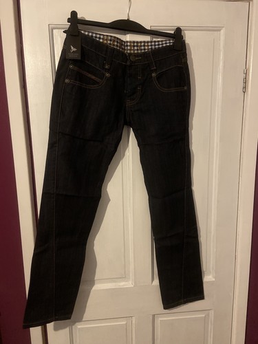Mens henley denim jeans - mens, w30