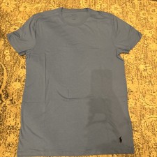 Polo Ralph Lauren Blue T-shirt Cotton New Without Tags