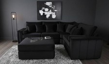2C2 Lilly Corner Sofa Black