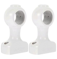 2 Pcs Courtain Pole Wooden