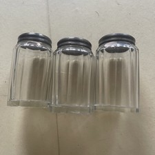 vintage set of three  clear