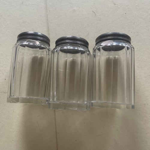 Vintage set three clear - of,