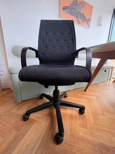 Vintage Swivel Chair, Black -