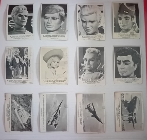 Thunderbirds cards somportex - thunderbirds,