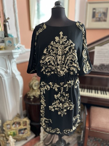 Biba stunning black dress with - stunning,