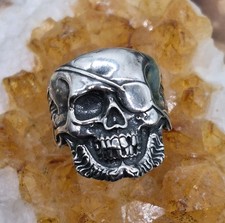 Volstead Pirate Skull Silver