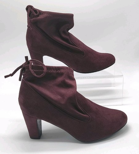 Williams burgundy heeled - jd,