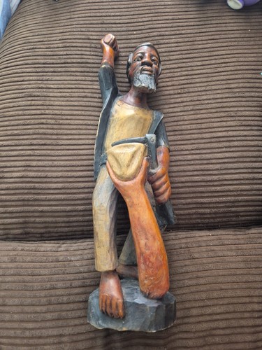 Vintage hand carved wooden - vintage,