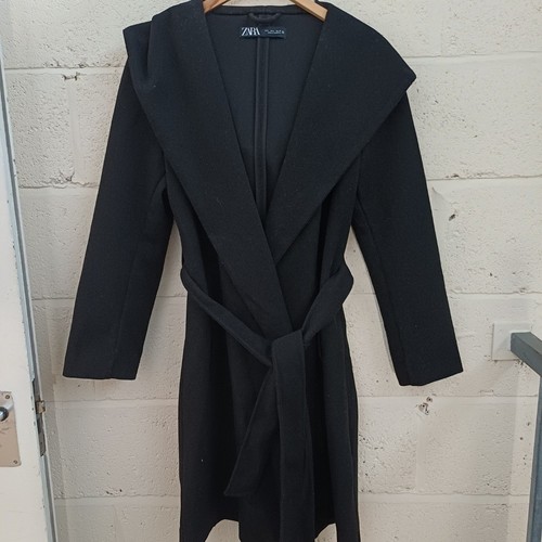 Zara ladies hooded wool blend - ladies,