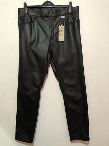 Marks spencer faux leather - &,