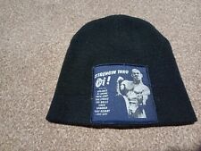 Punk Rock Skinhead Oi Black Beanie Hat