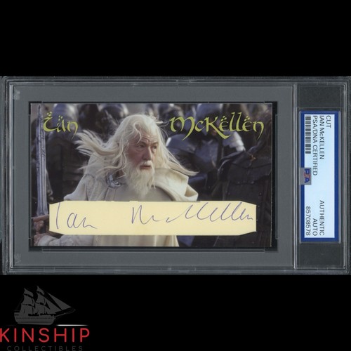 Ian mckellen signed cut - mckellen,
